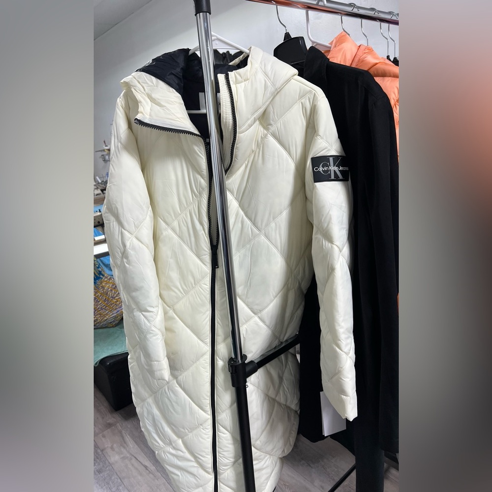 White Calvin Klein Jacket